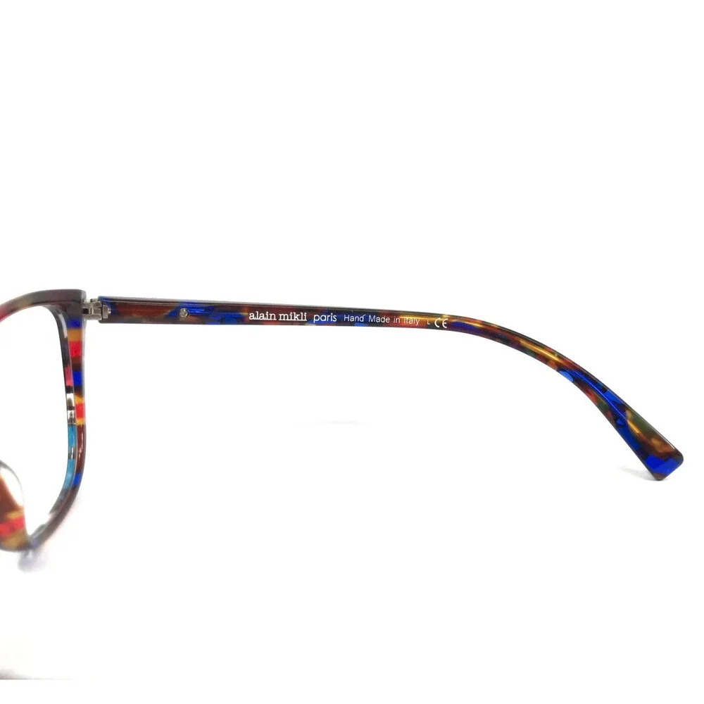 Alain Mikli Eyeglasses Frames A03082 014 Blue Violet Havana Cat Eye 54-15-140